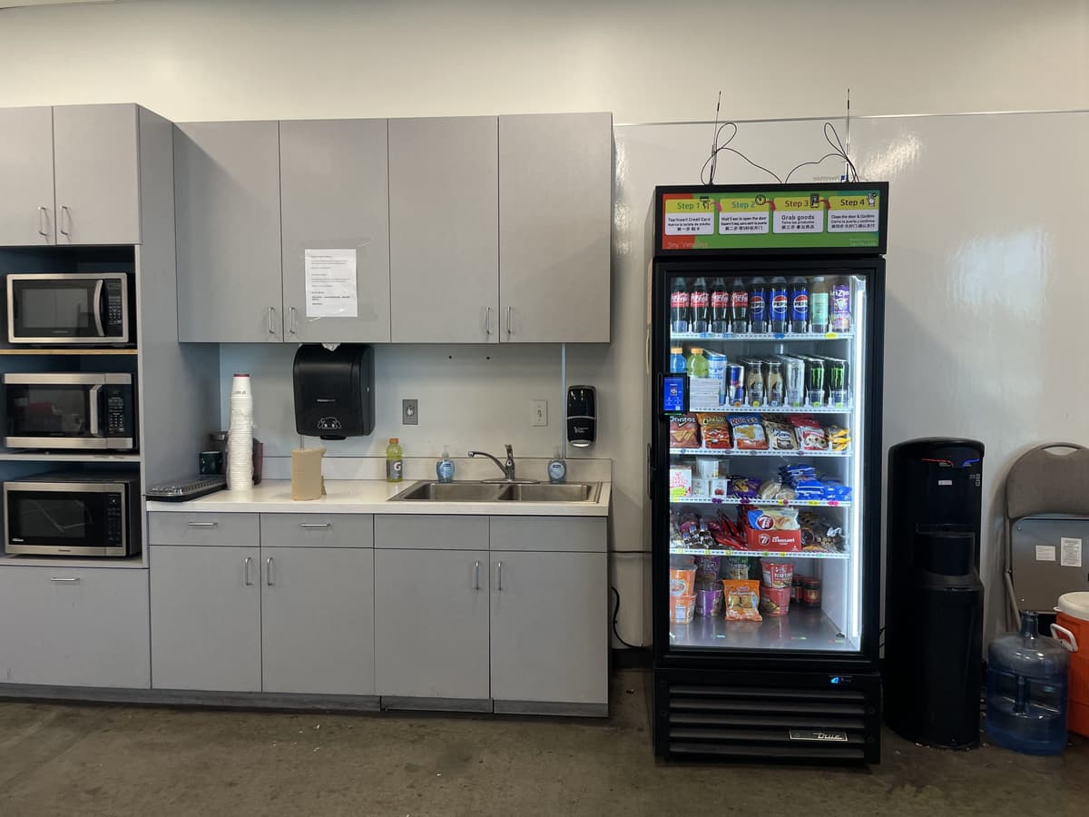 Modern office space with collaborative workflows